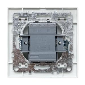 Кнопка нажимная СП Минск 10А белый EKF ERV10-028-10