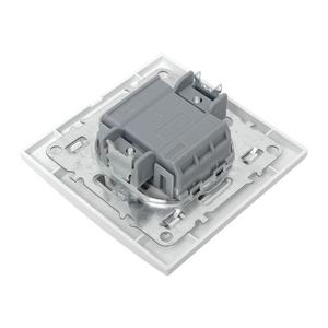 Выключатель 2-кл. СП Минск 10А IP20 с индикатором бел. Basic EKF ERV10-123-10