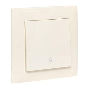Переключатель проходной 1-кл. СП Валенсия 10А IP20 крем. PROxima EKF EWV10-025-20