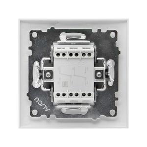 Переключатель проходной 2-кл. СП Валенсия 10А IP20 бел. PROxima EKF EWV10-027-10