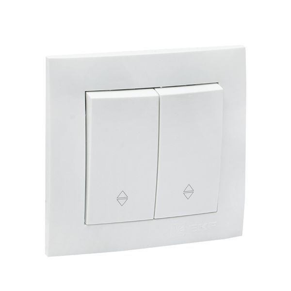 Переключатель проходной 2-кл. СП Валенсия 10А IP20 бел. PROxima EKF EWV10-027-10
