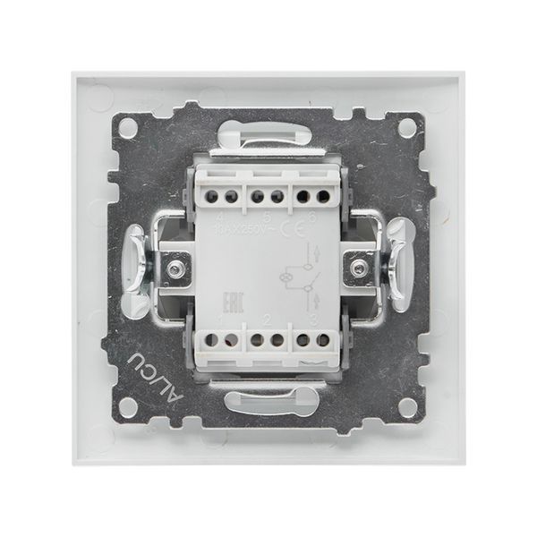 Выключатель 1-кл. СП Валенсия 10А IP20 с индикатором бел. PROxima EKF EWV10-121-10