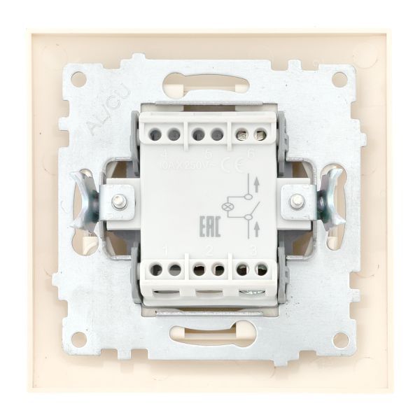 Выключатель 1-кл. СП Валенсия 10А IP20 с индикатором крем. PROxima EKF EWV10-121-20