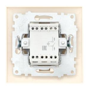 Выключатель 1-кл. СП Валенсия 10А IP20 с индикатором крем. PROxima EKF EWV10-121-20