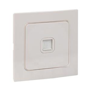 Розетка компьютерная 1-м Стокгольм RJ45 механизм бел. PROxima EKF EYK01-035-10