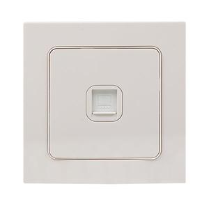 Розетка компьютерная 1-м Стокгольм RJ45 механизм бел. PROxima EKF EYK01-035-10