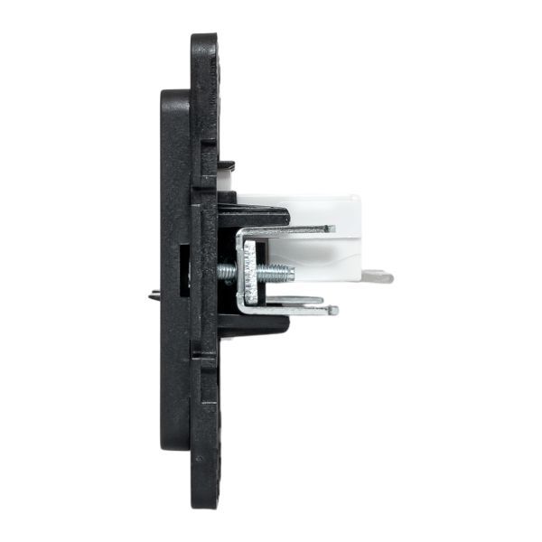 Розетка компьютерная 2-м Стокгольм RJ-45 механизм черн. EKF EZK02-035-10