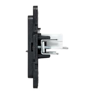 Розетка компьютерная 2-м Стокгольм RJ-45 механизм черн. EKF EZK02-035-10