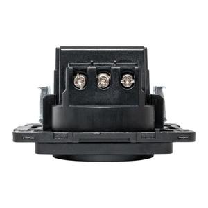 Розетка 1-м СП Стокгольм 16А USB A+C с заземл. защ. шторки винтов. клеммы механизм черн. EKF EZR16-2USB-typeA-typeC