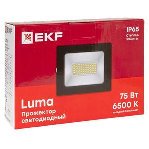 Прожектор светодиодный СДО-3005 75Вт 6500К IP65 Basic EKF FLL-3005-75-6500