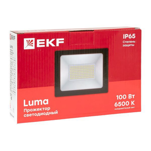 Прожектор светодиодный СДО-3006 100Вт 6500К IP65 Basic EKF FLL-3006-100-6500