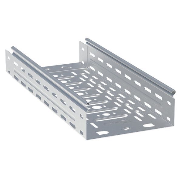 Лоток листовой перфорир. 400х100 L2000 сталь 1мм EKF L10040001x2