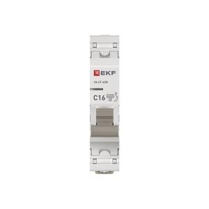 Выключатель автоматический модульный 1п C 16А 4.5кА ВА 47-63N PROxima EKF M634116C