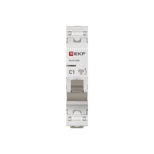 Выключатель автоматический модульный 1п C 1А 6кА ВА 47-63N PROxima EKF M636101C