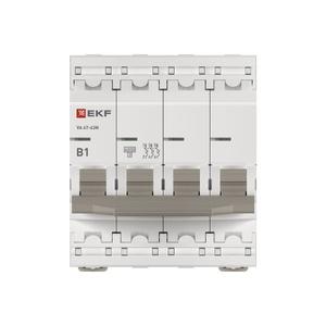 Выключатель автоматический модульный 4п B 1А 6кА ВА 47-63N PROxima EKF M636401B