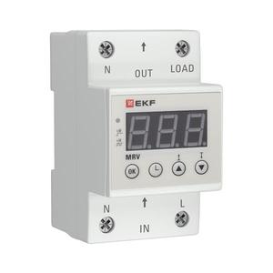 Реле напряжения с дисплеем MRV 50А PROxima EKF MRV-50A