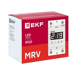 Реле напряжения с дисплеем MRV 50А PROxima EKF MRV-50A