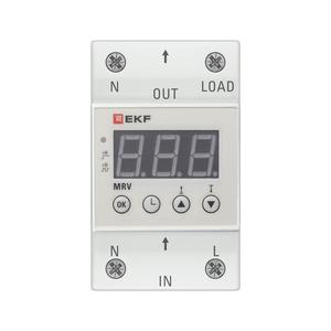 Реле напряжения с дисплеем MRV 50А PROxima EKF MRV-50A
