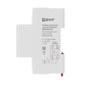 Реле напряжения с дисплеем MRV 50А PROxima EKF MRV-50A