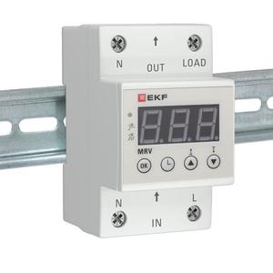 Реле напряжения с дисплеем MRV 50А PROxima EKF MRV-50A
