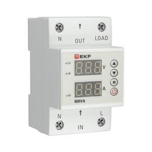 Реле напряжения и тока с дисплеем MRVA 50А PROxima EKF MRVA-50A