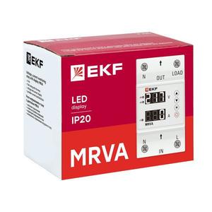Реле напряжения и тока с дисплеем MRVA 50А PROxima EKF MRVA-50A