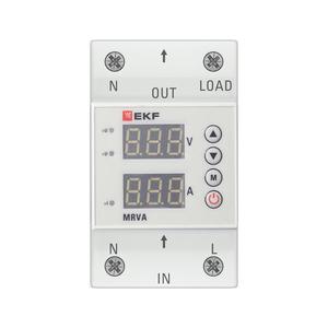 Реле напряжения и тока с дисплеем MRVA 50А PROxima EKF MRVA-50A