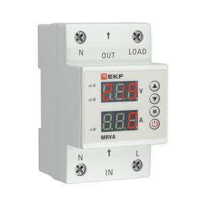Реле напряжения и тока с дисплеем MRVA 50А PROxima EKF MRVA-50A