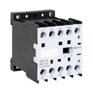 Контактор МКЭ-1 12А кат. 24В AC 1НО EKF Mctr-s-12-24