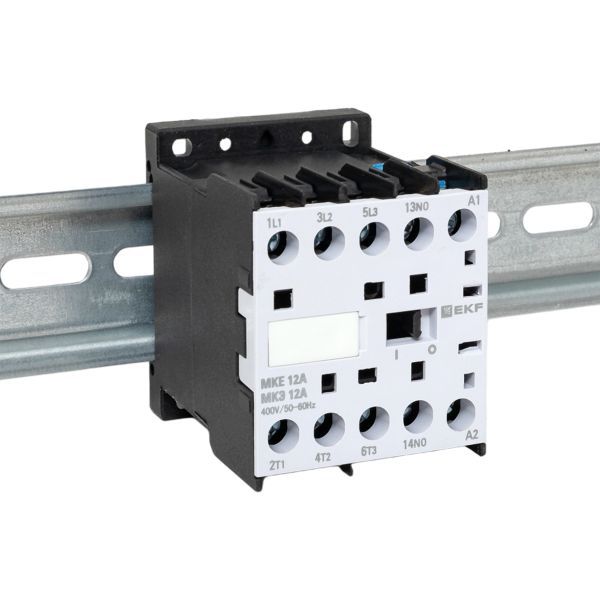 Контактор МКЭ-1 12А кат. 400В AC 1НО EKF Mctr-s-12-400