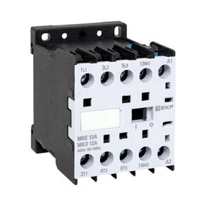 Контактор МКЭ-1 12А кат. 400В AC 1НО EKF Mctr-s-12-400