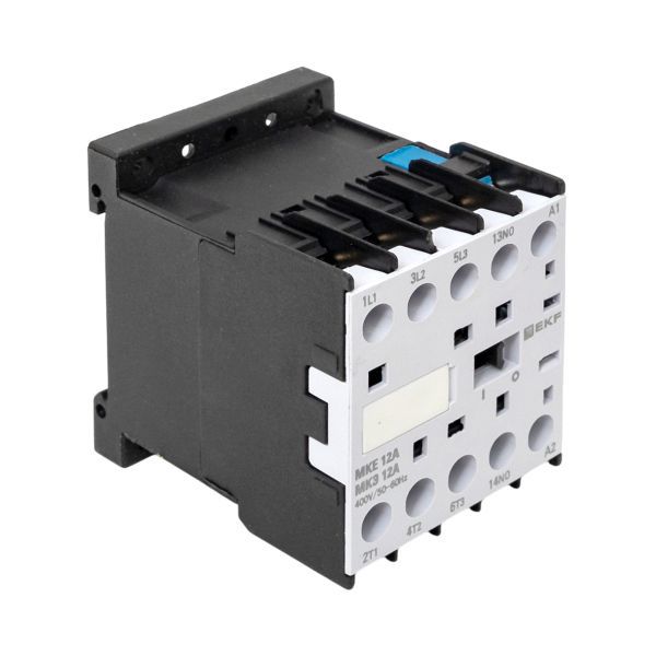 Контактор МКЭ-1 12А кат. 400В AC 1НО EKF Mctr-s-12-400