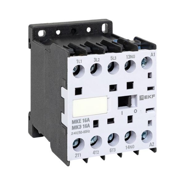 Контактор МКЭ-1 16А кат. 24В AC 1НО EKF Mctr-s-16-24