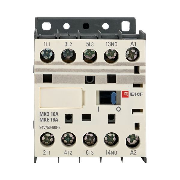 Контактор МКЭ-1 16А кат. 24В AC 1НО EKF Mctr-s-16-24