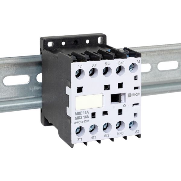 Контактор МКЭ-1 16А кат. 24В AC 1НО EKF Mctr-s-16-24