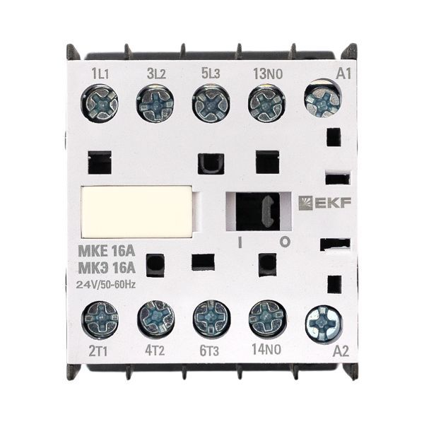 Контактор МКЭ-1 16А кат. 24В AC 1НО EKF Mctr-s-16-24