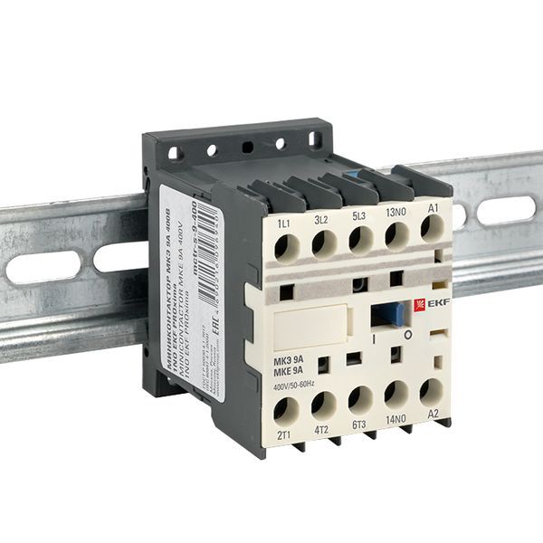Контактор МКЭ-1 9А кат. 400В AC 1НО EKF Mctr-s-9-400