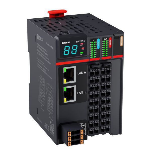 Контроллер программируемый логический (ПЛК) MC612 токоподающий D-CARD EKF PAC-MC612-S-DCD