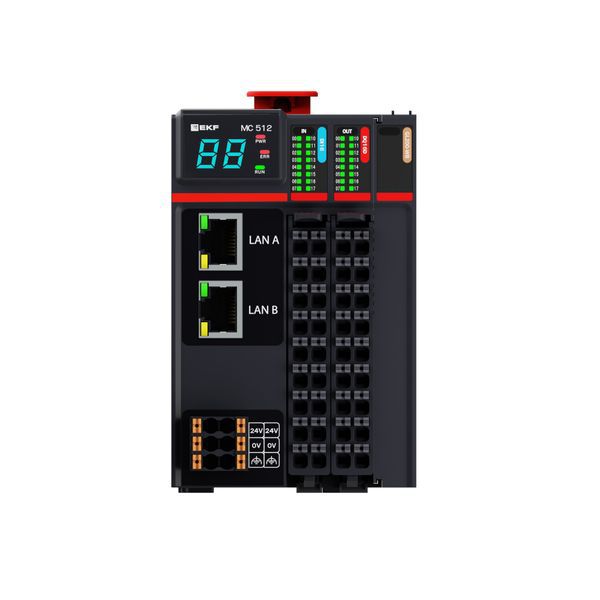 Контроллер программируемый логический (ПЛК) MC612 токоподающий D-CARD EKF PAC-MC612-S-DCD