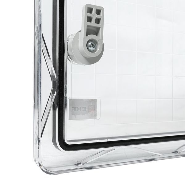 Бокс пластиковый с монтажной платой 400х300х220 IP65 прозр. дверь PROxima EKF PBT65MP004