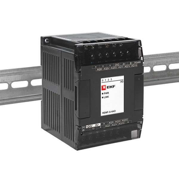 Модуль аналогового вывода REMF 4 PRO-Logic (без поверки) EKF REMF-A-4AO