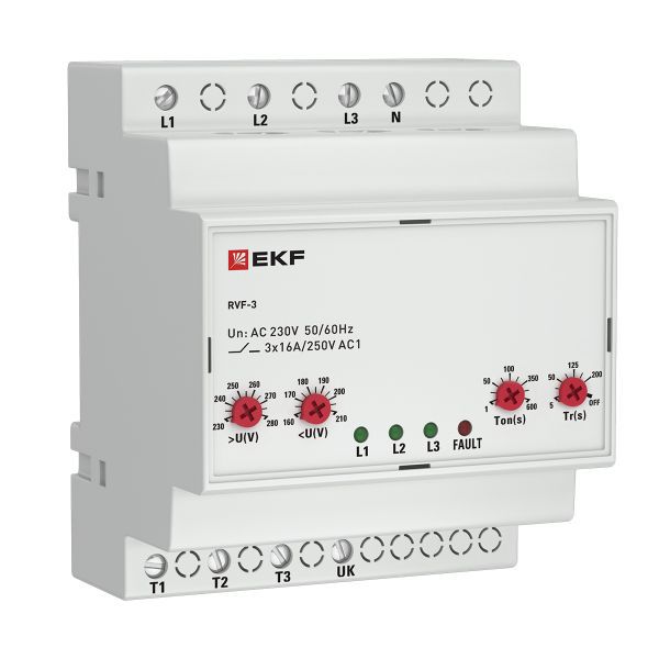 Реле выбора фаз РВФ-3 PROxima EKF RVF-3