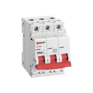 Выключатель нагрузки 3п 125А ВН-125N PROxima EKF S1253125