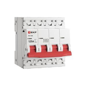 Выключатель нагрузки 4п 125А ВН-125N PROxima EKF S1254125