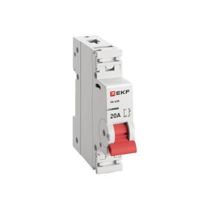 Выключатель нагрузки 1п 20А ВН-63N PROxima EKF S63120