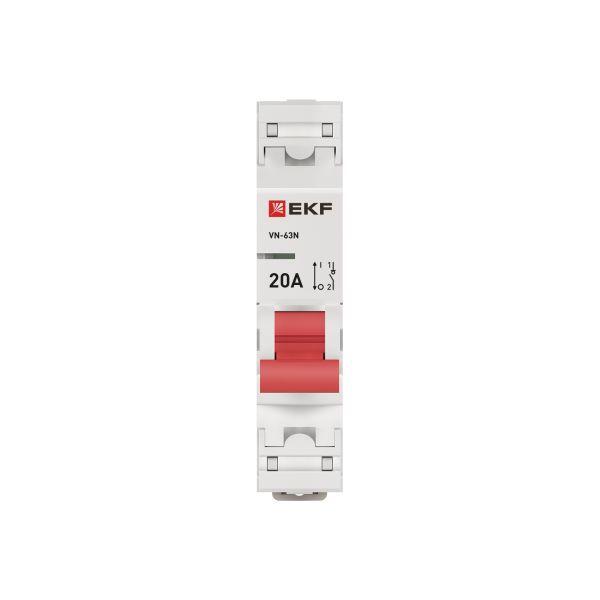 Выключатель нагрузки 1п 20А ВН-63N PROxima EKF S63120