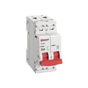 Выключатель нагрузки 2п 32А ВН-63N PROxima EKF S63232