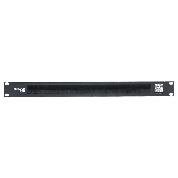 Ввод щеточный TERACOM PRO 1U черн. EKF TRP-1BR-BK