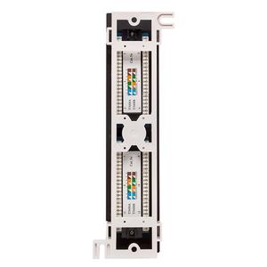 Патч-панель настенная кат.5E UTP неэкранир. 12 портов RJ45 Dual IDC TERACOM PRO EKF TRP-WPP-5EUTP-12
