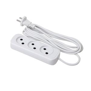 Удлинитель 3х3м без заземл. 10А IP20 Эксперт 2.2кВт ПВС 2х0.75 PROxima EKF UBA10-275-3-03